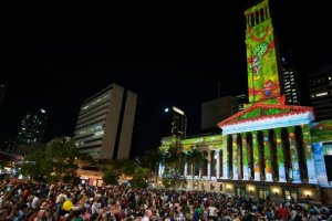 Gold Lotto City Hall Light Spectacular